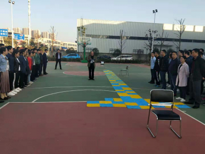 齊心協(xié)力，心系你我——天虹彩印開展早會團建活動